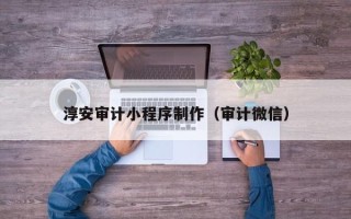 怒江淳安审计小程序制作（审计微信）